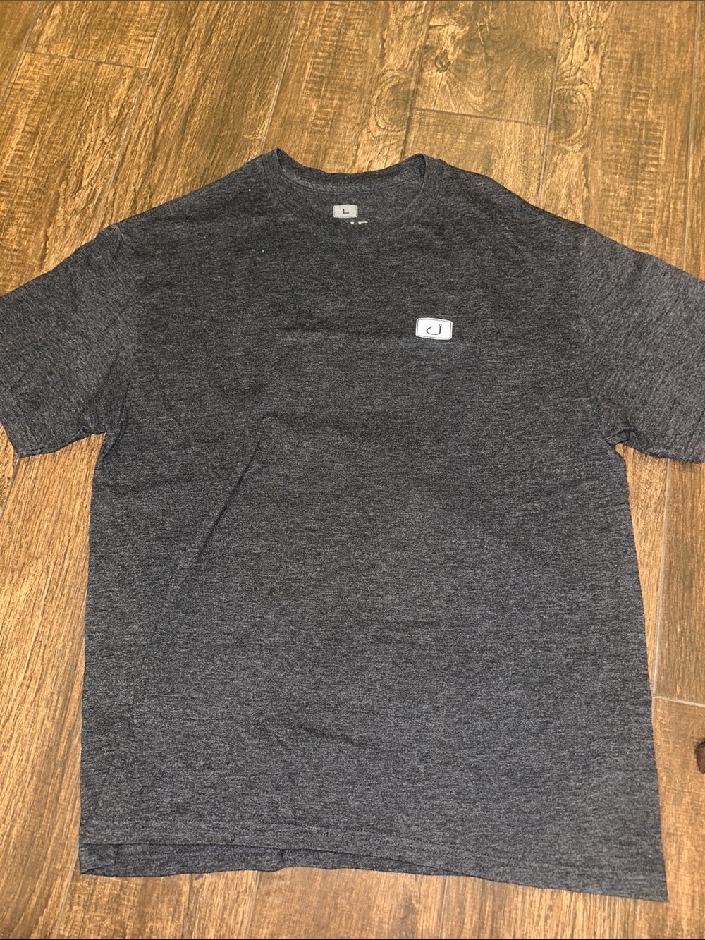 Avid Men’s Heather Gray Florida Flag Fishing Graphic Tee Size Large